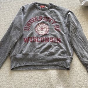 University of Wisconsin thin crewneck